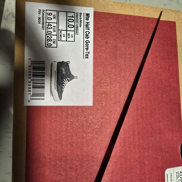 Vans Half Cab MTE 3 Gore Tex Black White Mid Hiking Trail Boots Shoes Size 10 - Picture 12 of 15